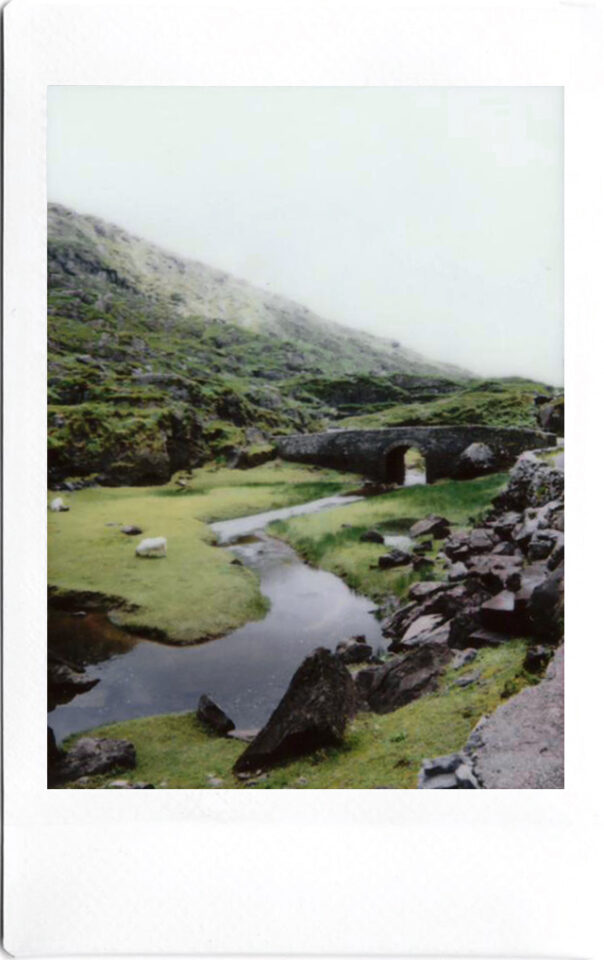 Fujifilm Instax Polaroid; Bridge in Gap of Dunloe, Ring of Kerry; Ireland